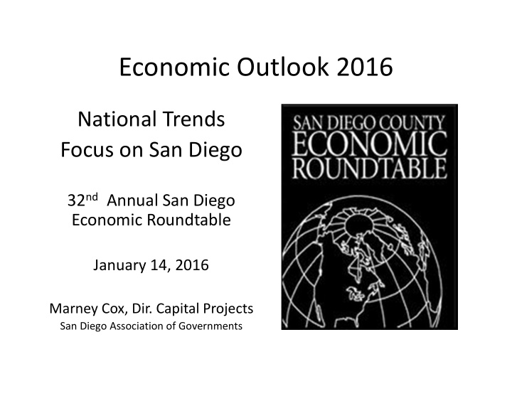 economic outlook 2016