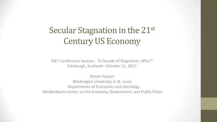 century us economy
