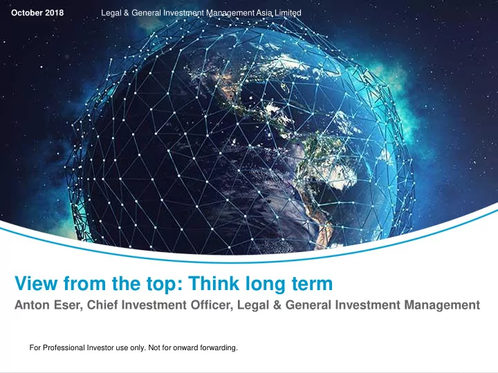 view from the top think long term