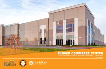 TURNER COMMERCE CENTER  Economic Development &amp; Finance Standing Committee  April 29, 2019