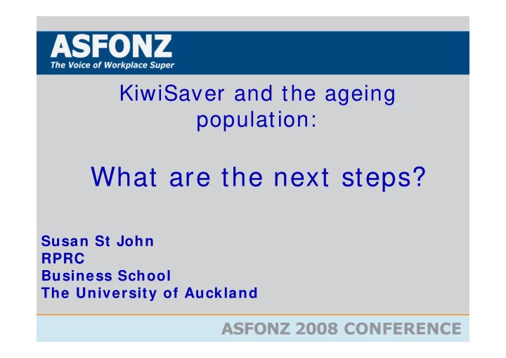 what are the next steps