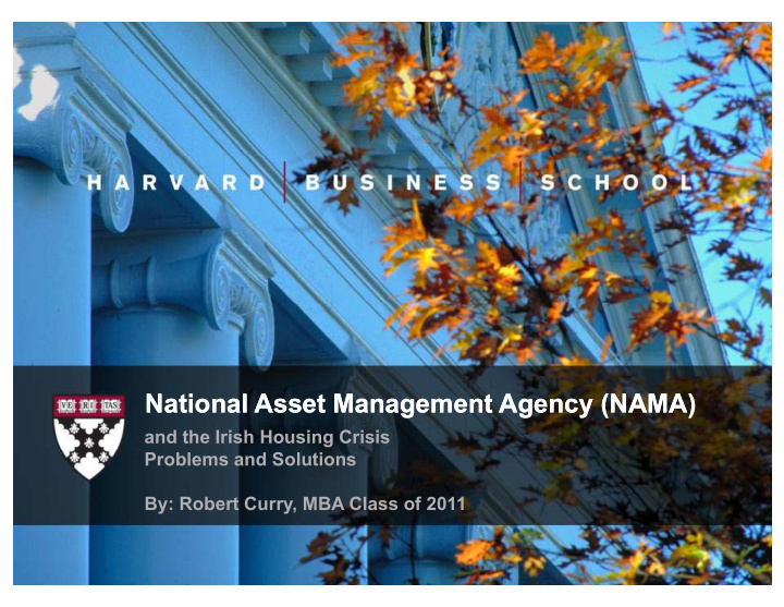 national asset management agency nama national asset