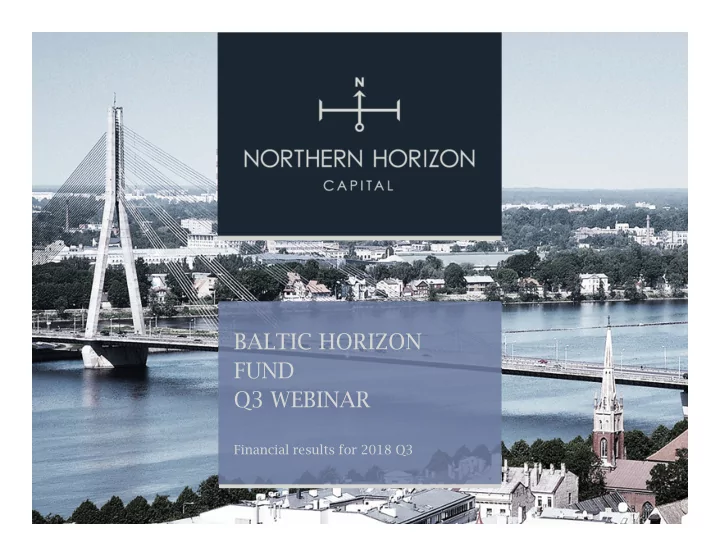 baltic horizon fund q3 webinar