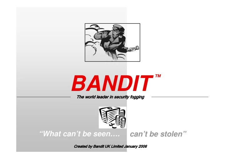 bandit