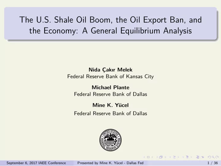 the u s shale oil boom the oil export ban and the economy