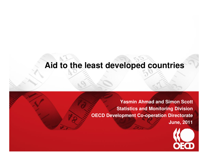 aid to the least developed countries