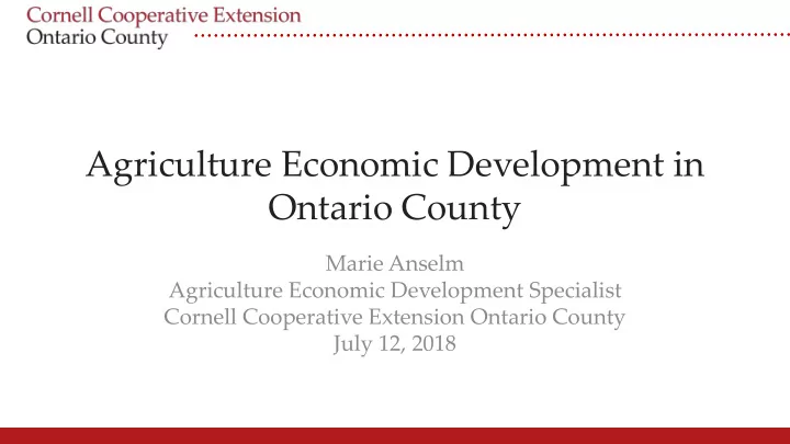 ontario county