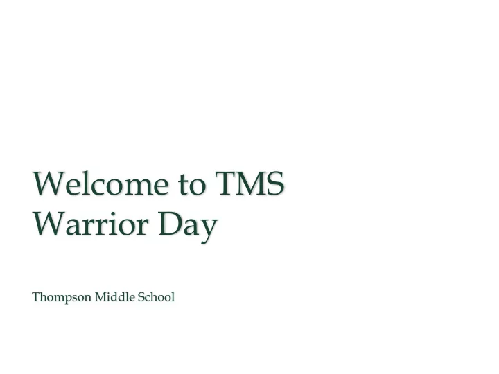 warrior day