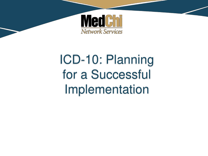 icd 10 planning