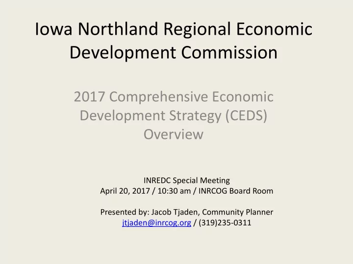development commission