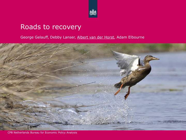 roads to recovery