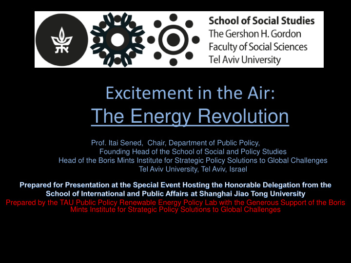 excitement in the air the energy revolution
