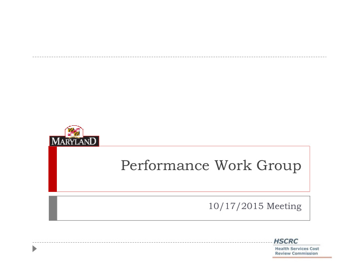 performance work group
