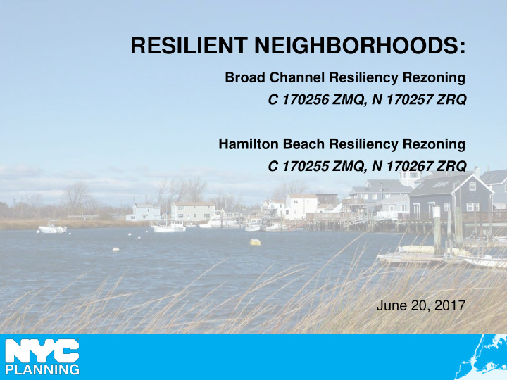 resilient neighborhoods