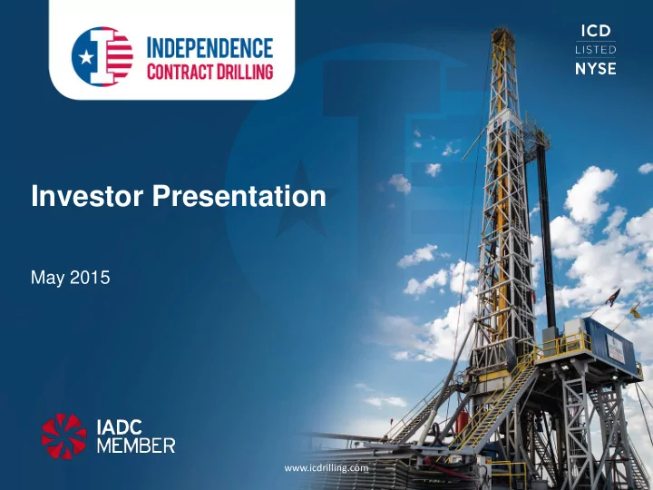 investor presentation