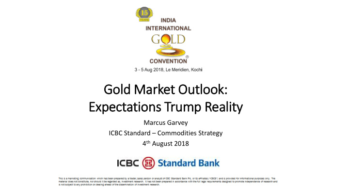 gold ld market outlook