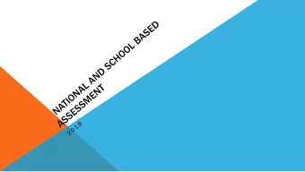 Changes for 2017 to 2018 The Primary assessment in England public consultation, which  closed