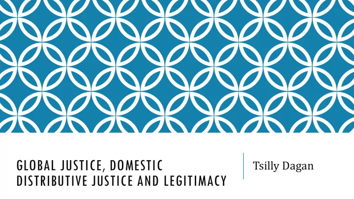 global justice domestic tsilly dagan distributive justice