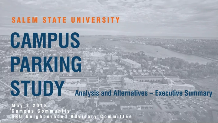 campus parking