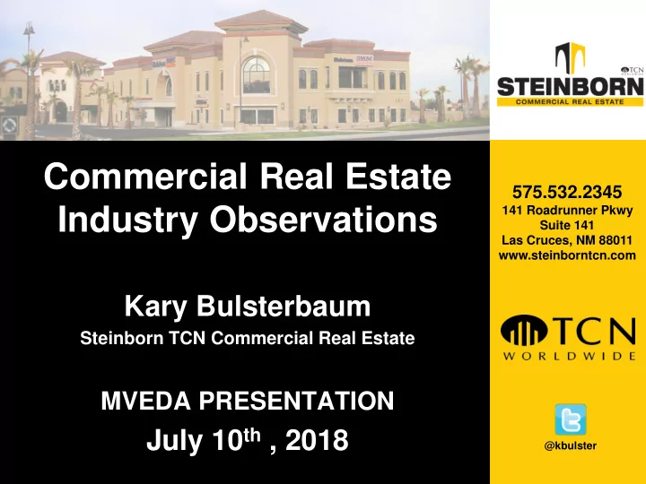 commercial real estate