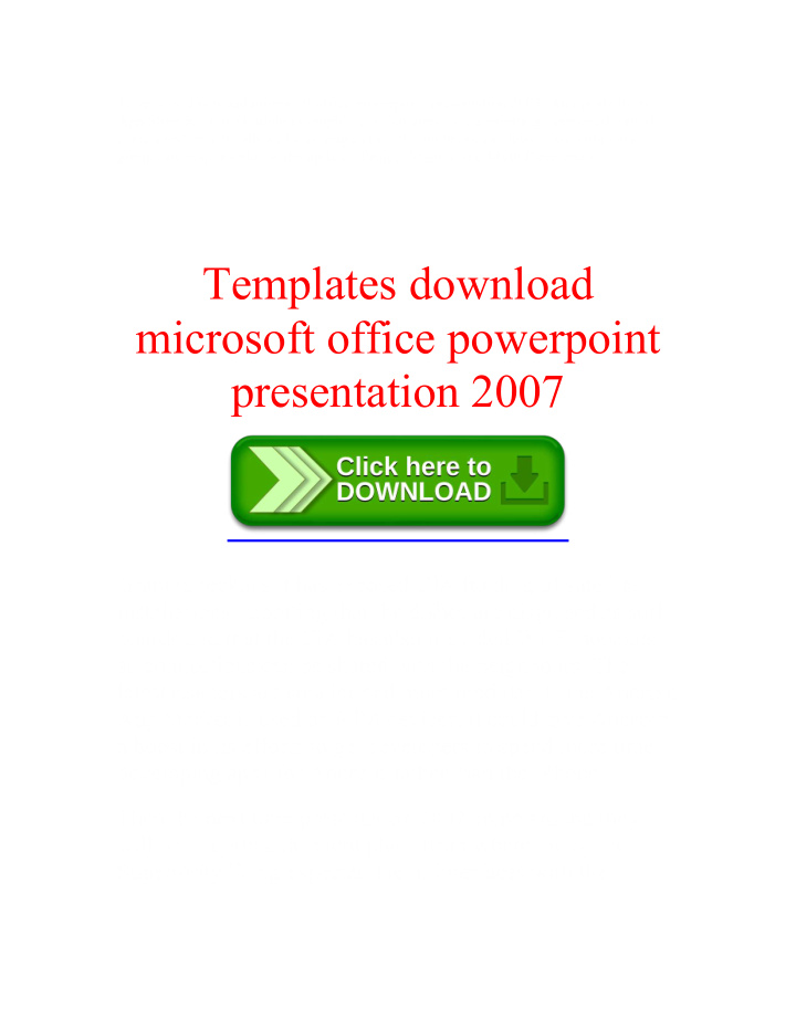 templates download microsoft office powerpoint