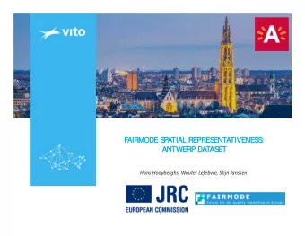 F  F  AIRMODE SP  AIRMODE SP  ATIAL REPRESENTATIVENESS:  ATIAL REPRESENTATIVENESS:  ANTWERP DATASET
