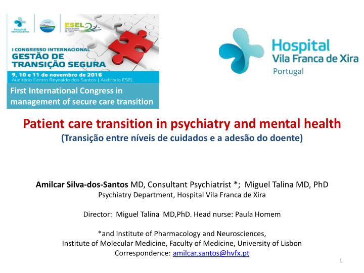 patient care transition in psychiatry and mental health
