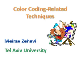 - Given a  set  of k colors, color  each node (randomly).  - With  high  probability,   there  is a