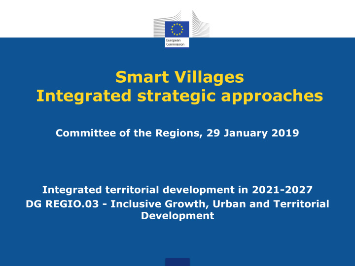 smart villages