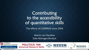 Co  Cont  ntrib  ributing  uting  to  to the  the ac  access  essibi  ibility  lity  of  of qua