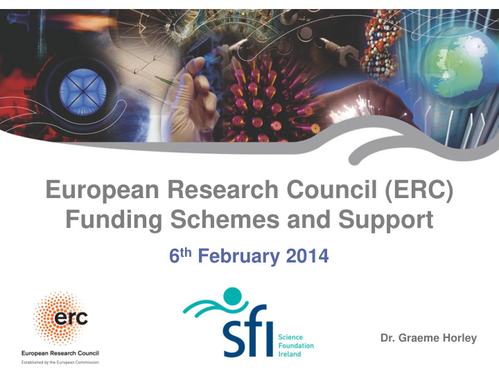 european research council erc funding schemes and support