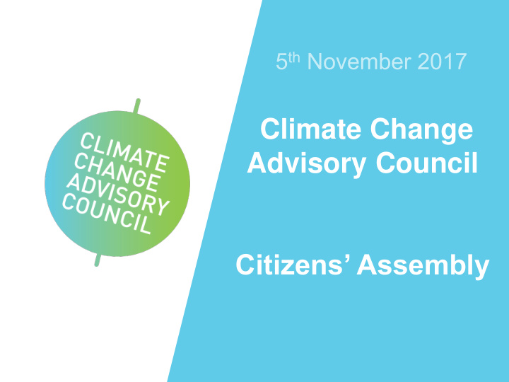 climate change advisory council citizens assembly