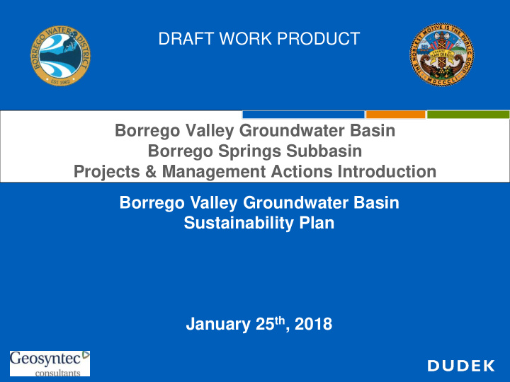 draft work product borrego valley groundwater basin