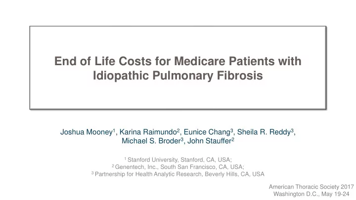 idiopathic pulmonary fibrosis