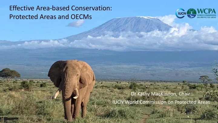 effective area based conservation