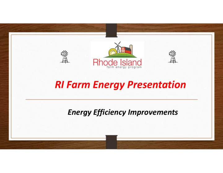 ri farm energy presentation