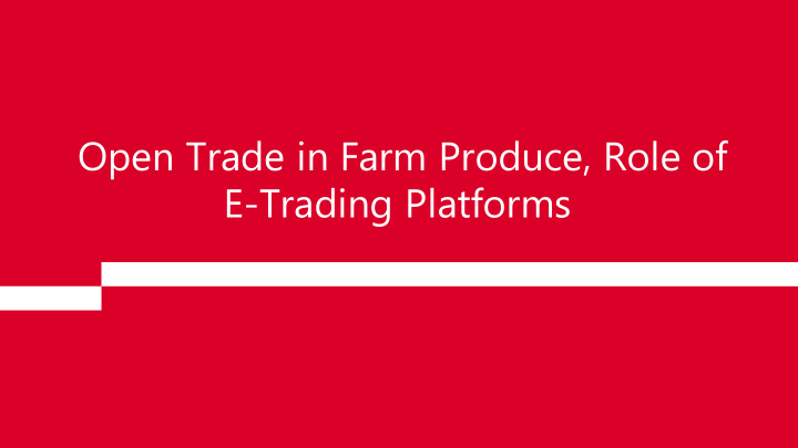 e trading platforms