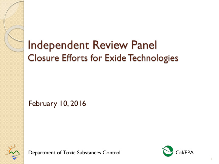 independent review panel