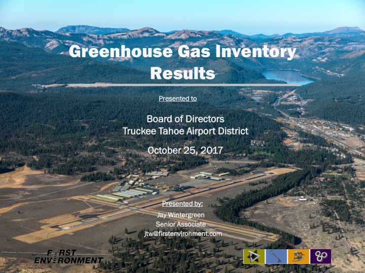 greenhouse gas inventory results