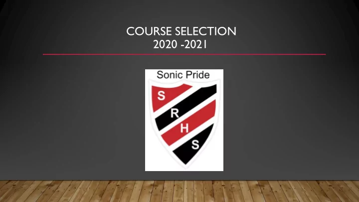 course selection