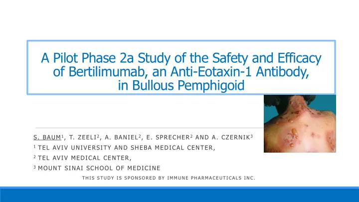 in bullous pemphigoid