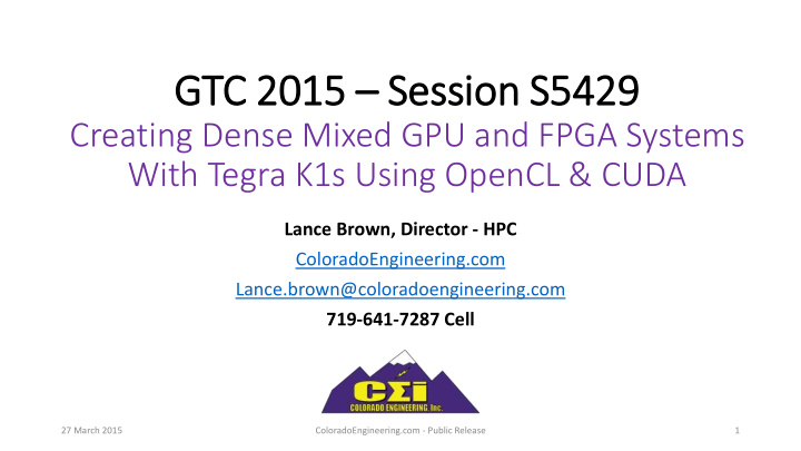 gtc 2015 session s5429