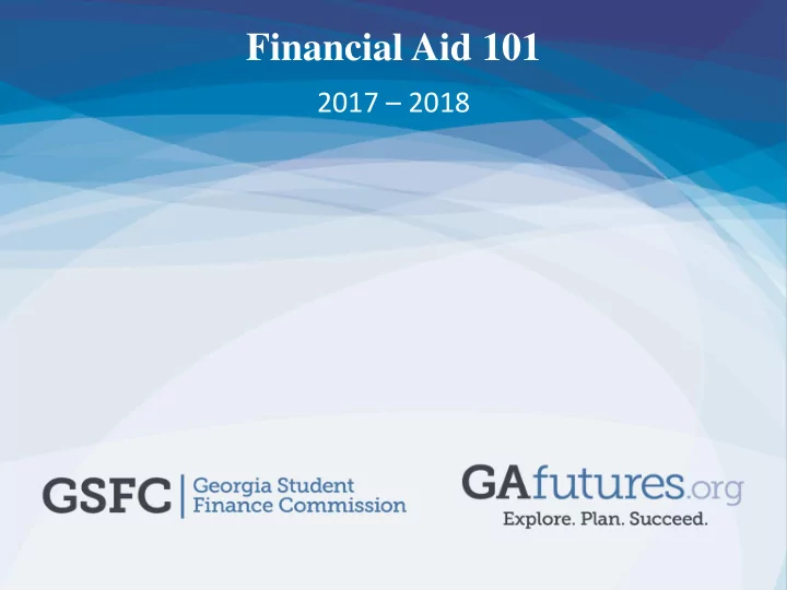 financial aid 101