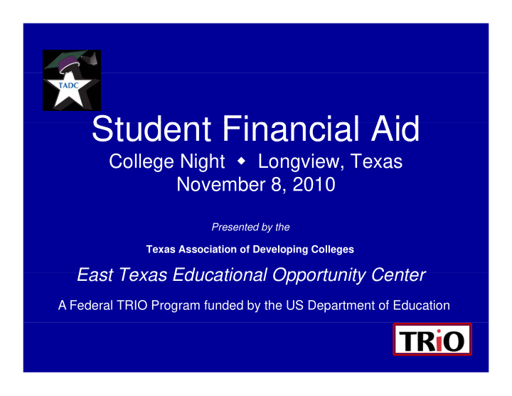 student financial aid student financial aid