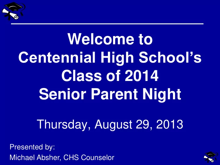 welcome to