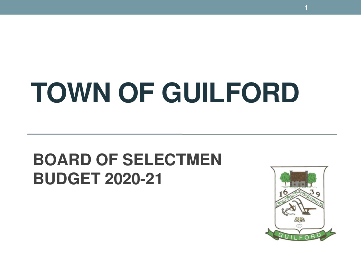 town of guilford