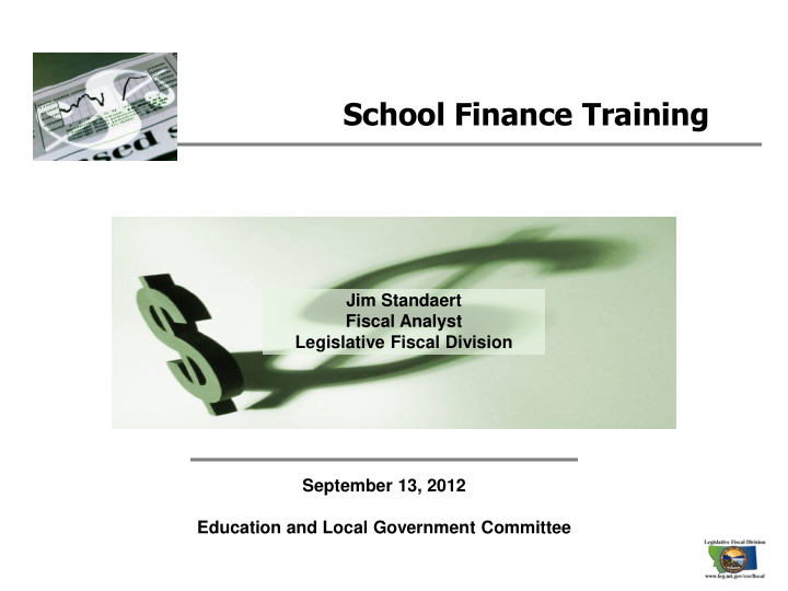 school finance training