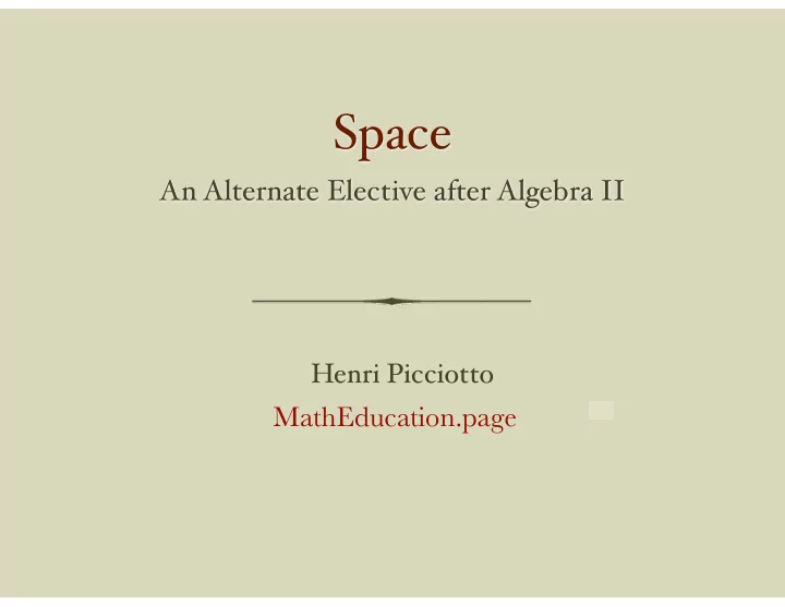 space