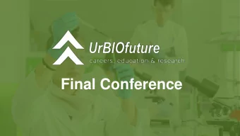 Final Conference  AGENDA  Introduction and guidelines  Context  Educational Programs