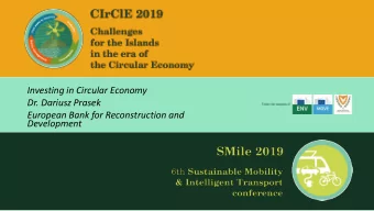 European Bank for Reconstruction and  Development  Thank  nk you for your  r at  attent  entio  ion